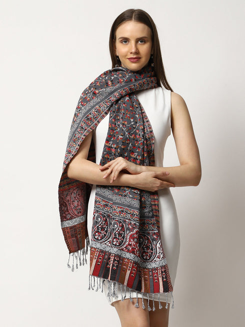 Women's Jamawar Wool Stole